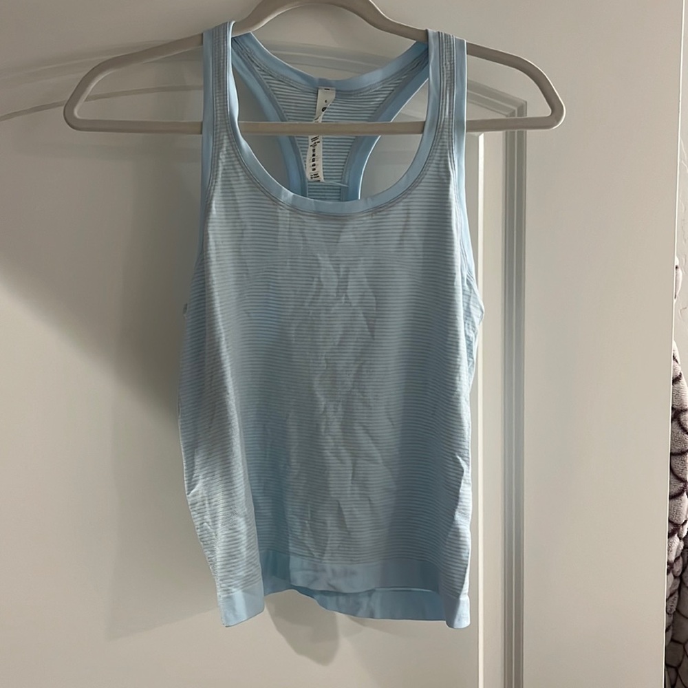 Lulu swiftly tank light blue